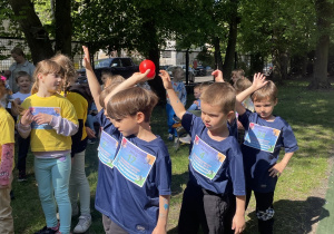 dzieci podczczas zawodów