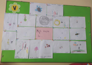 Prace dzieci z grupy piątej pt. "Moja Kropka"