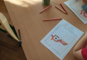 dyktando graficzne "sowa"