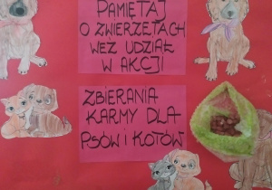 plakat zachęcający do udziału w akcji w wykonaniu grupy 5