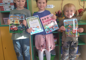 Dzieci z gr 3 które wzięły udział w konkursie
