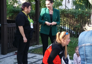 Pani Dyrektor Anna Nogacka wraz z Panią wiceprezydent Małgorzatą Moskwą - Wodnicką