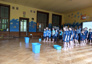 dzieci podczas zawodów
