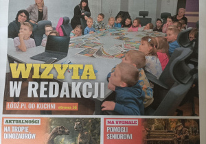 Zdjęcia z gazety dzieci z grupy Skrzaty