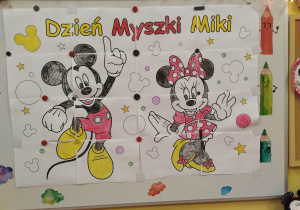 Dekoracja z okazji dnia Myszki Miki