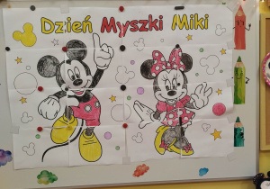 Dekoracja z okazji dnia Myszki Miki